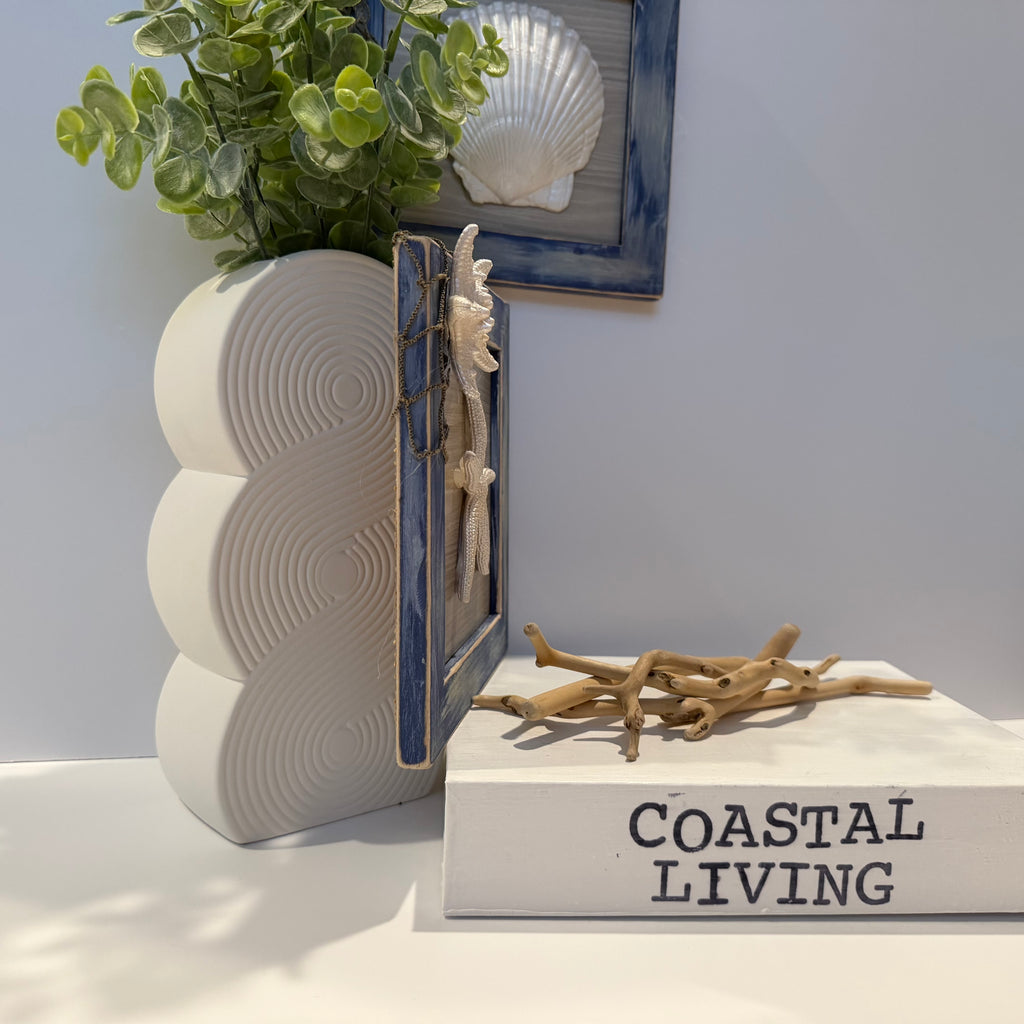 The Tidepool Collection – 3-Piece Handcrafted Coastal Wall Art Set