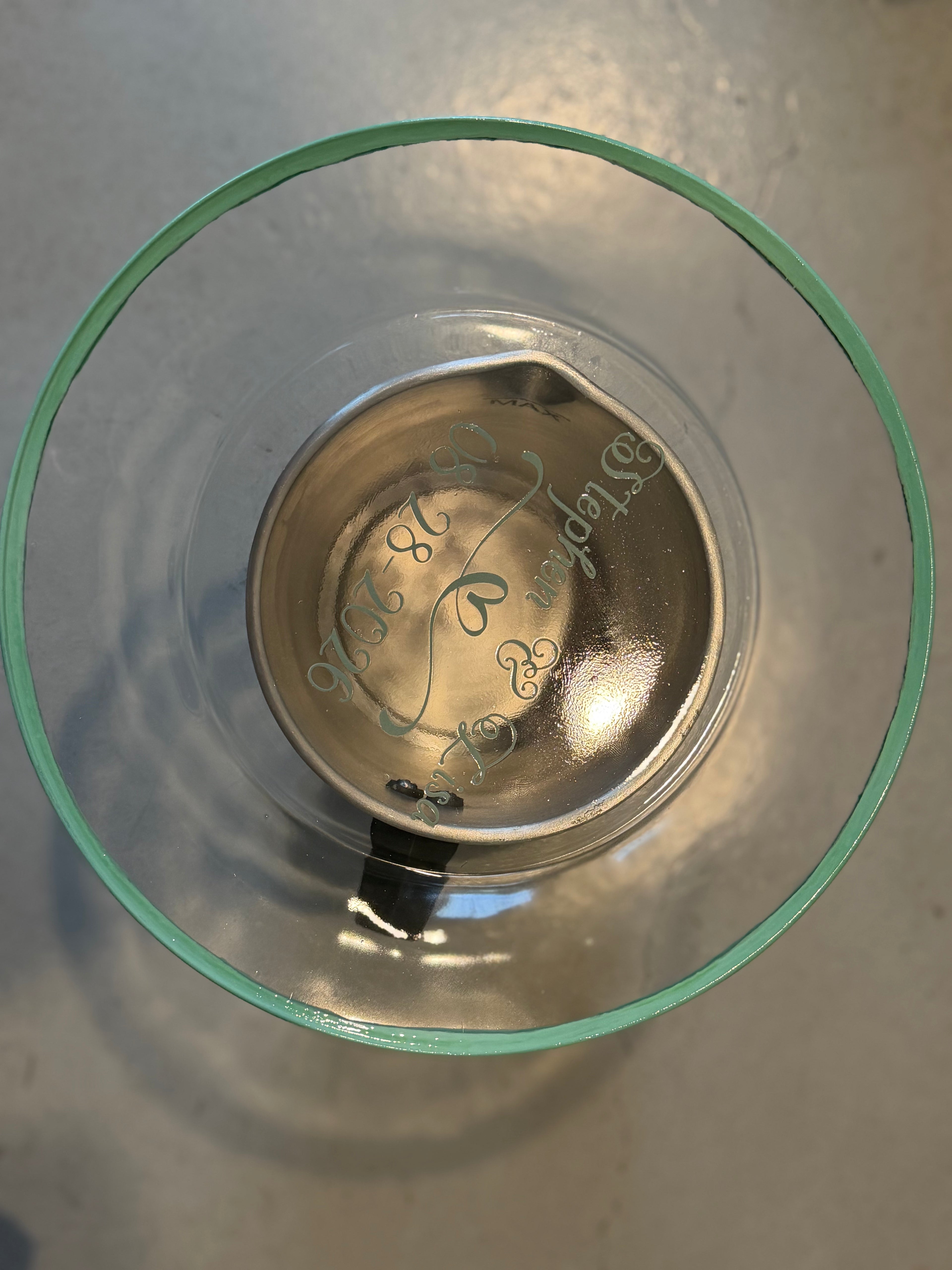 Custom Personalized Wedding Dinner Plates | Handmade Wedding Tableware